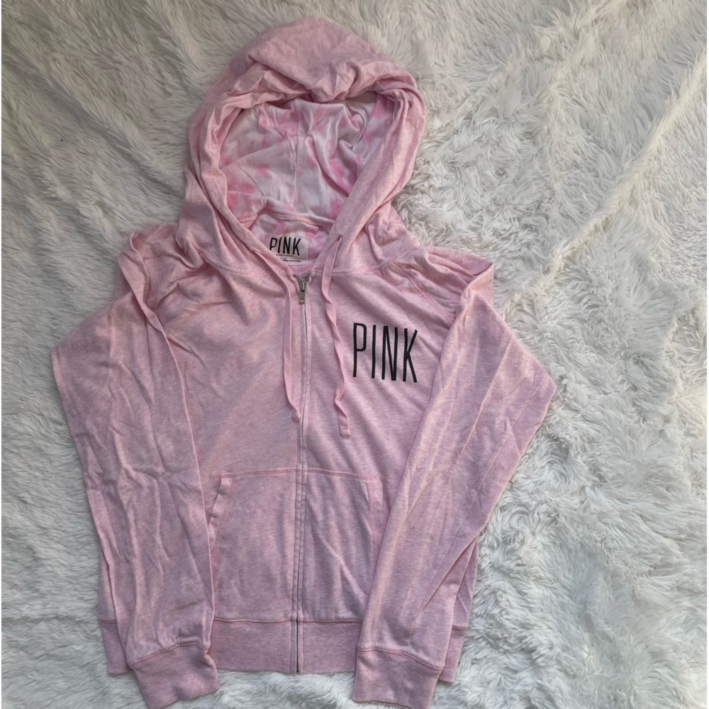Vs Pink Zip Up Hoodie